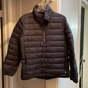 Gapfit half zip puffer pullover jacket size M